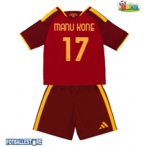 AS Roma Manu Kone #17 Hjemmedraktsett Barn 2026-27 Kortermet (+ Korte bukser)